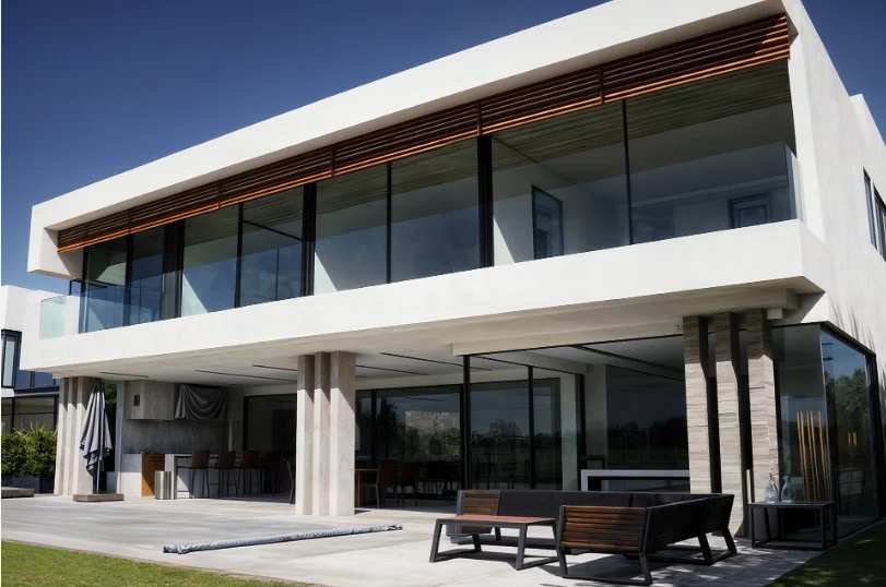 Modern home with Vista minimalist window and door systems